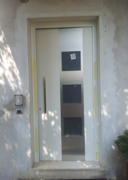 Portoncini alluminio vetro